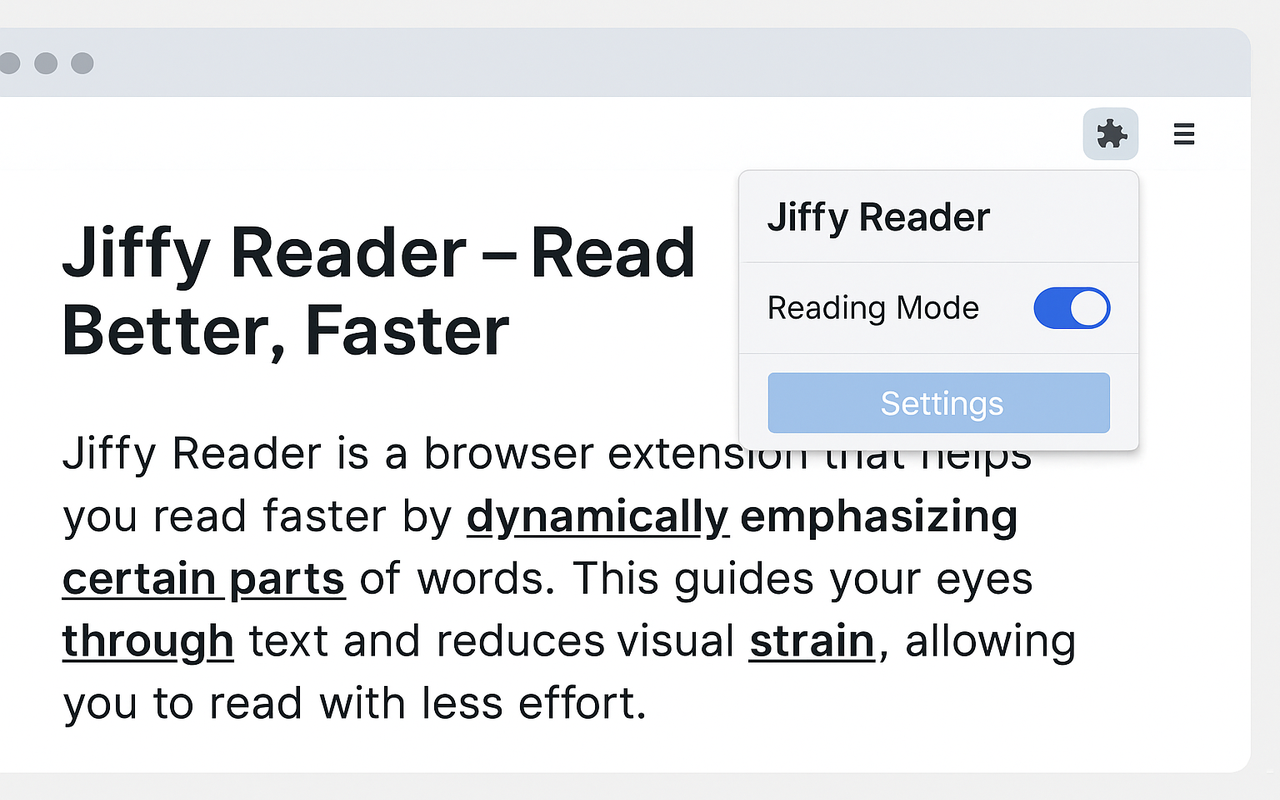Jiffy Reader chrome谷歌浏览器插件_扩展第2张截图