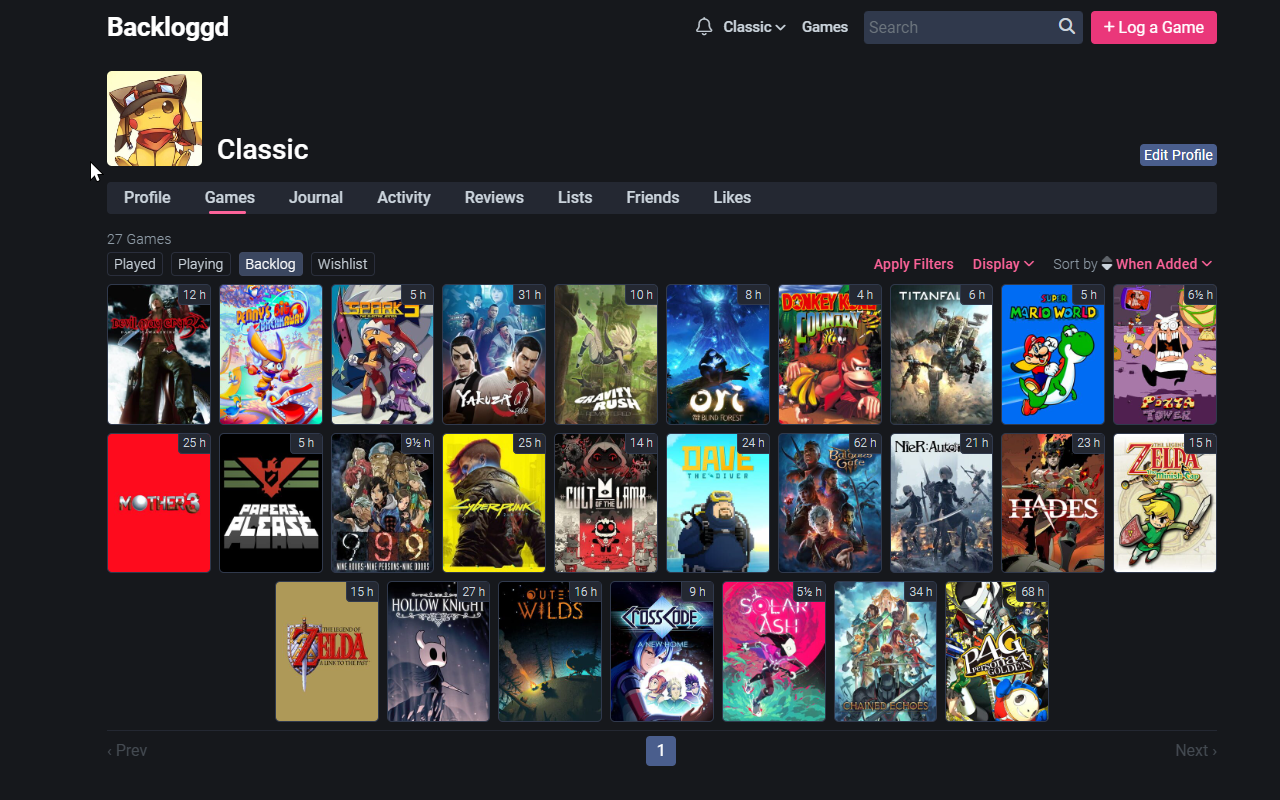 HLTB Extension for Backloggd chrome谷歌浏览器插件_扩展第2张截图