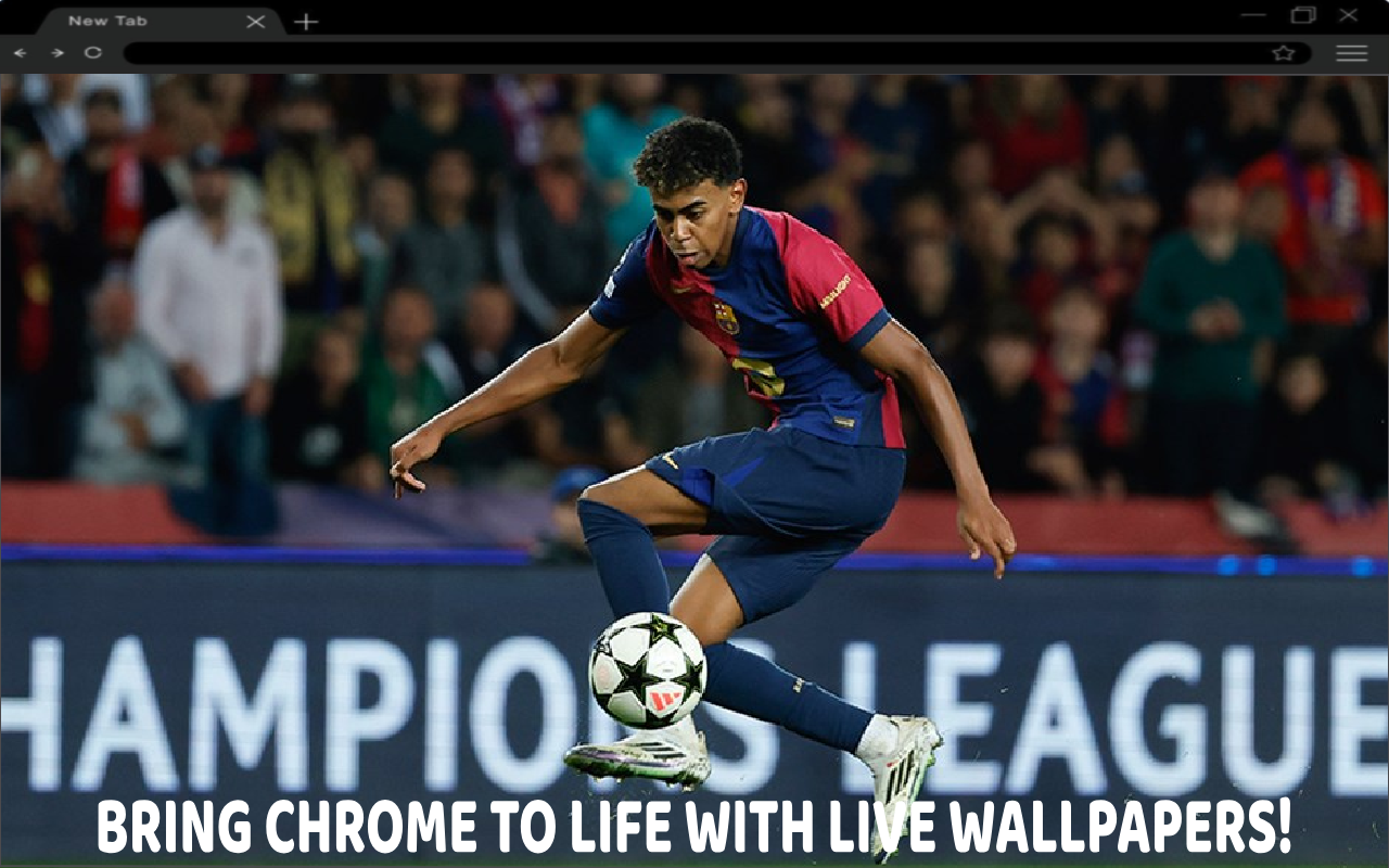 Lamine Yamal Iconic Ball Control Live Wallpaper chrome谷歌浏览器插件_扩展第1张截图
