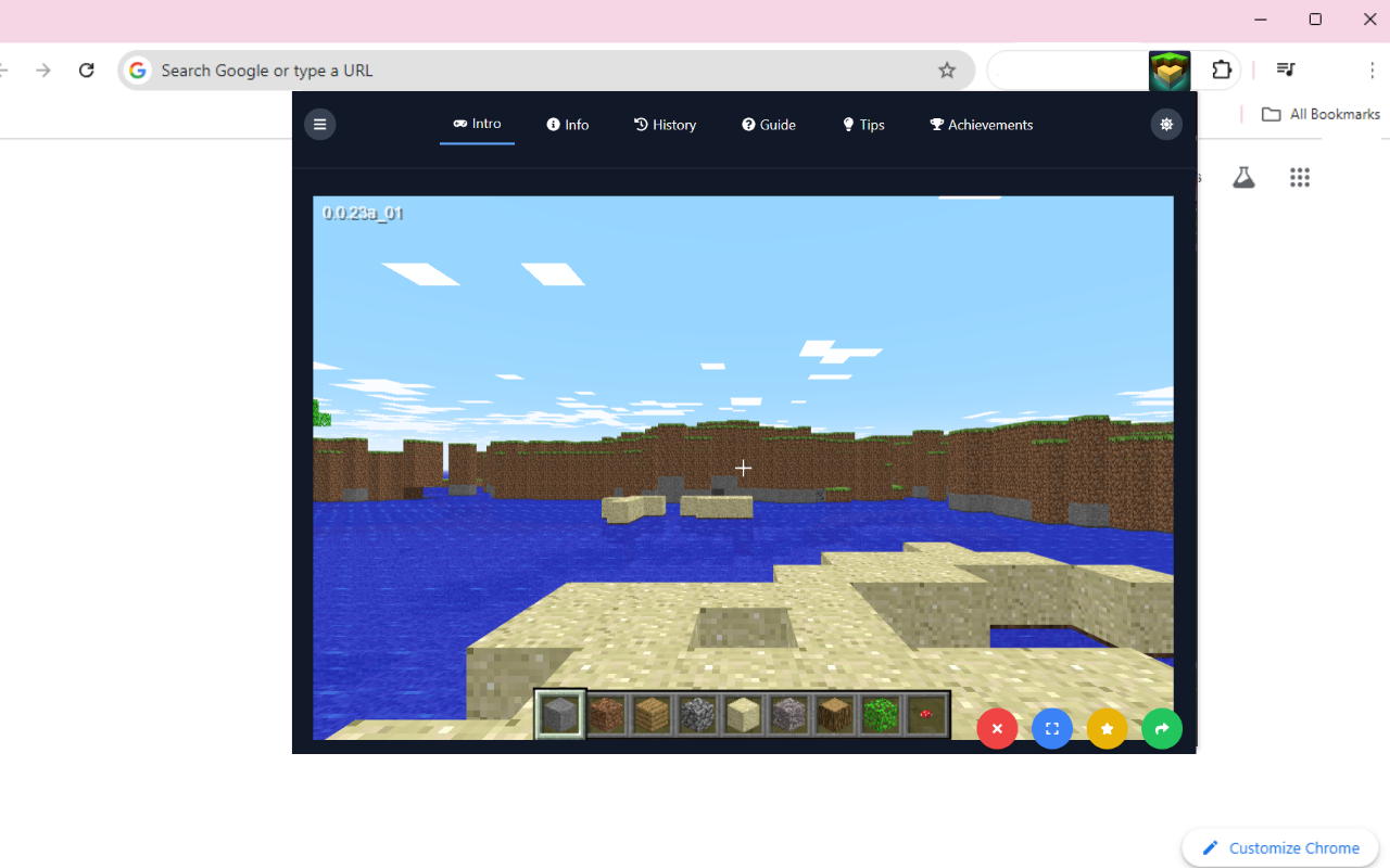 Minicraft Unblocked chrome谷歌浏览器插件_扩展第1张截图