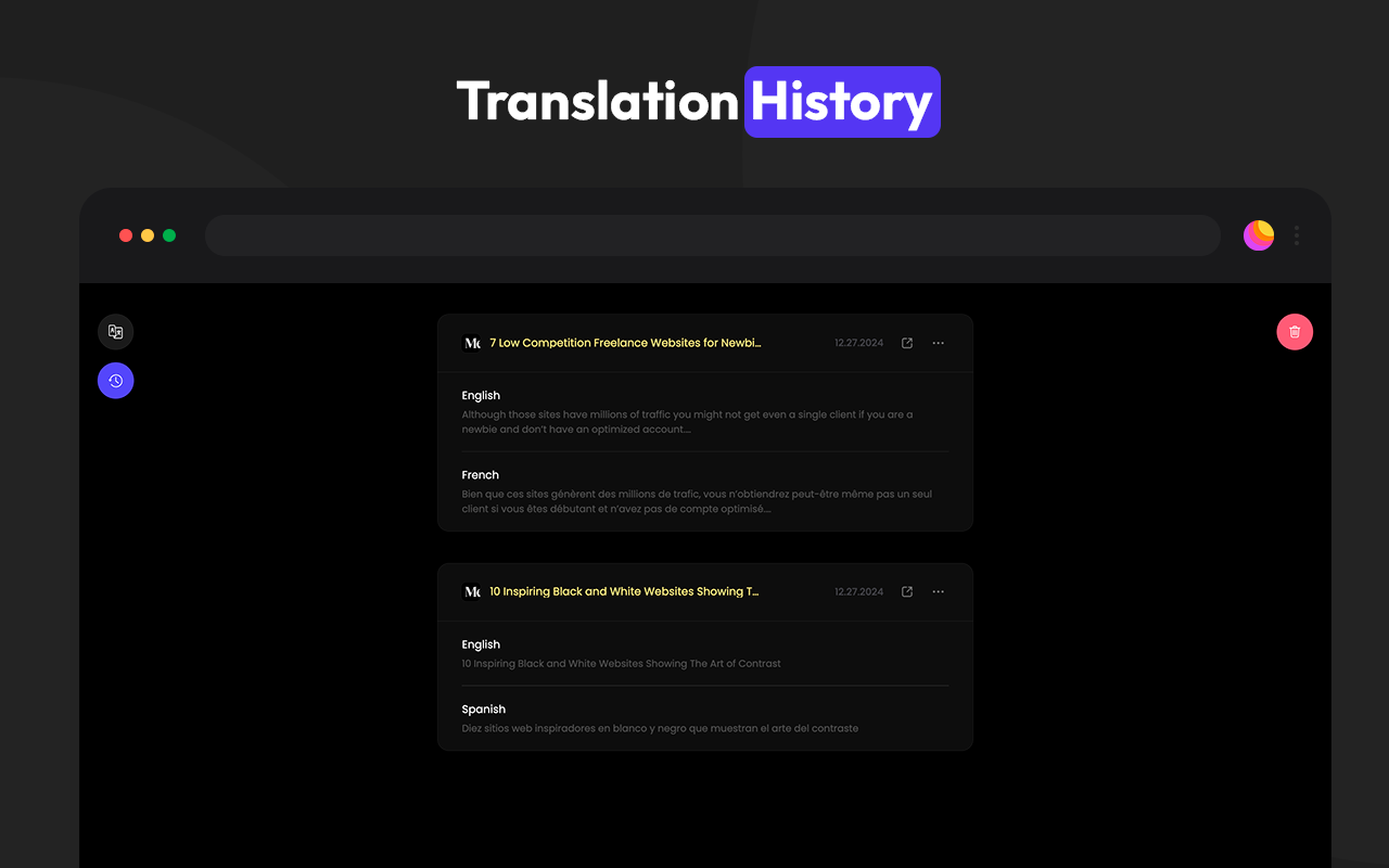 快速翻译器 - 高亮并翻译 chrome谷歌浏览器插件_扩展第3张截图
