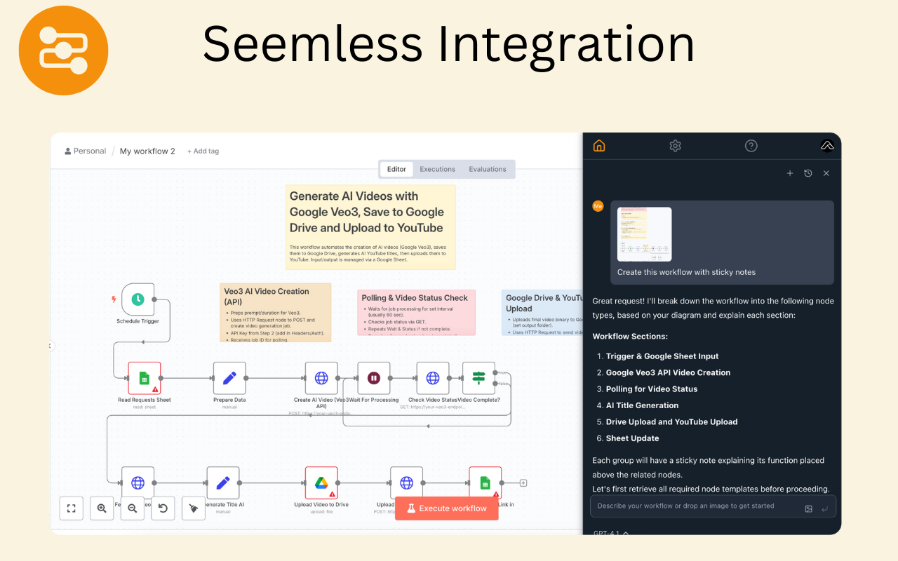 n8n AI Assistant - n8n Workflow Generator chrome谷歌浏览器插件_扩展第3张截图