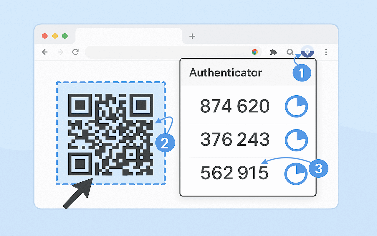 Authenticator app | 身份验证器应用 chrome谷歌浏览器插件_扩展第1张截图