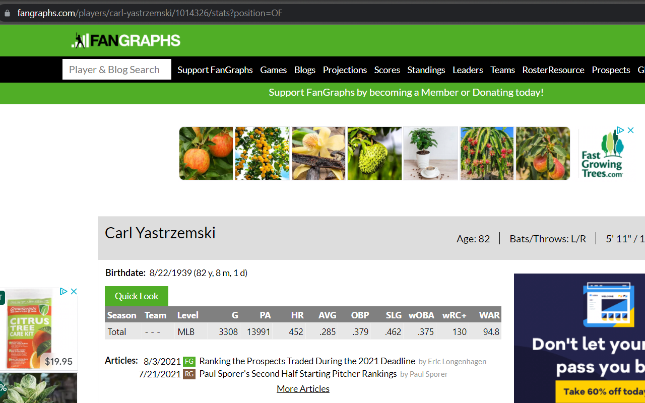 Fangraphs Navigator chrome谷歌浏览器插件_扩展第1张截图