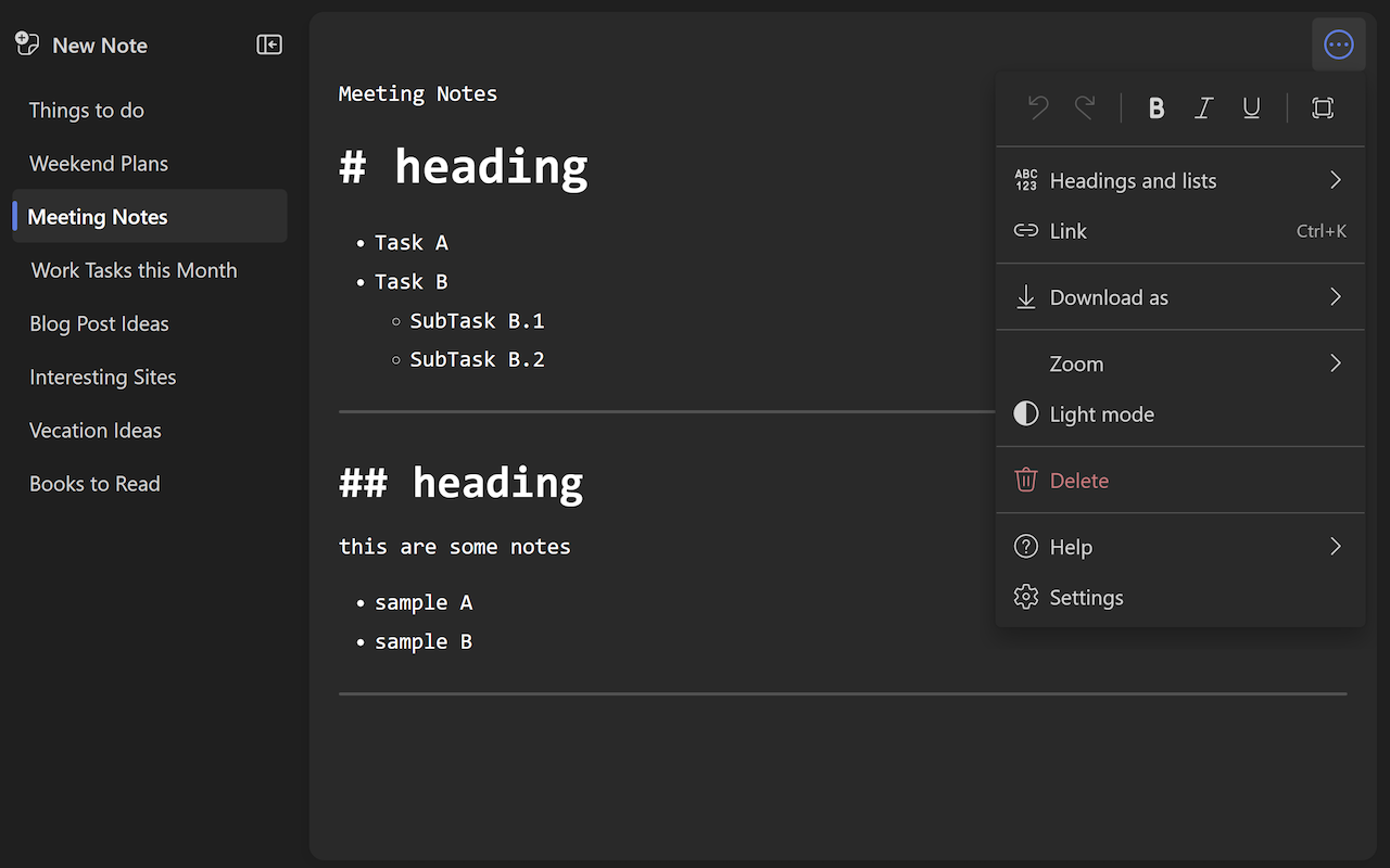 Notebook: Quick and Simple Notes chrome谷歌浏览器插件_扩展第1张截图