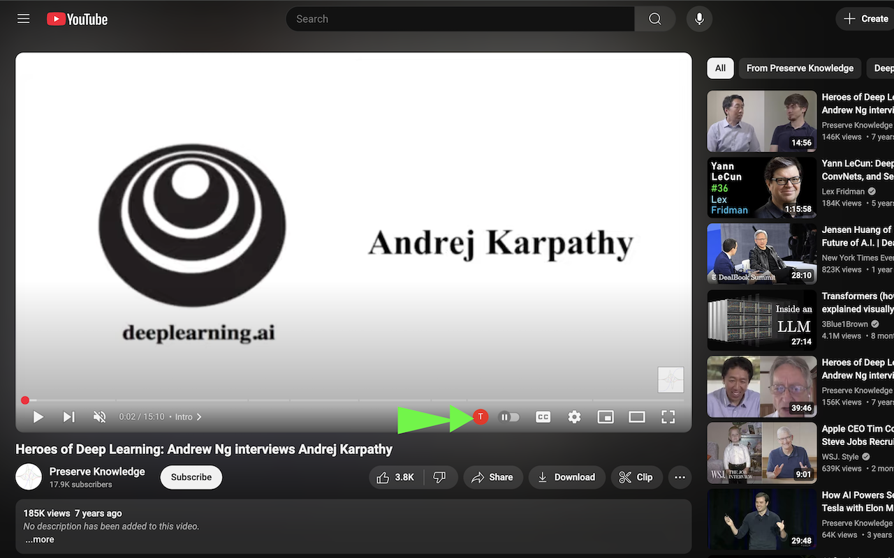 YouTube 多语言实时音频 chrome谷歌浏览器插件_扩展第2张截图