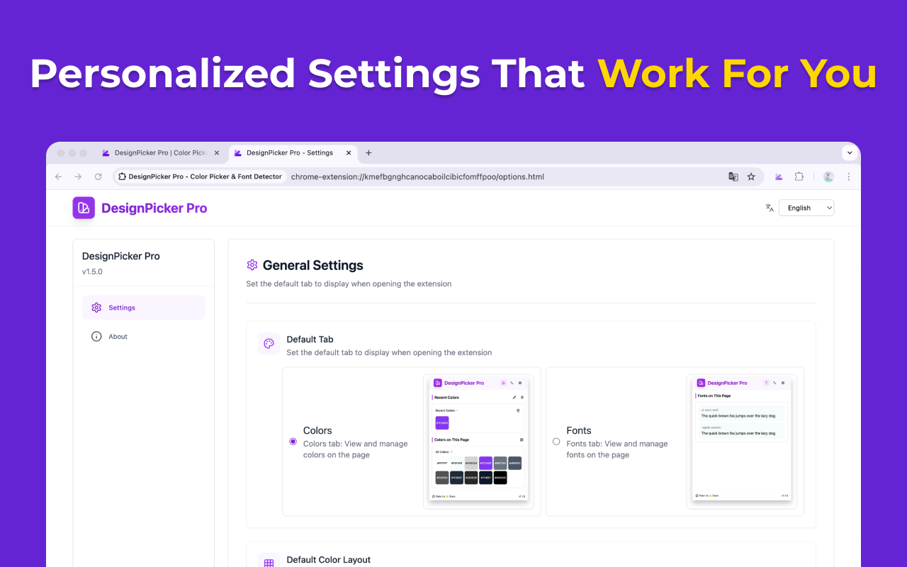 DesignPicker - Color Picker & Font Detector chrome谷歌浏览器插件_扩展第1张截图