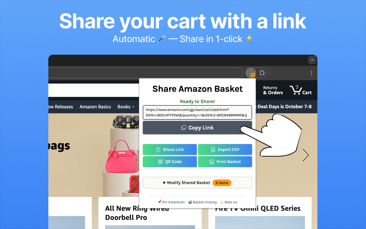 分享亚马逊购物车 chrome谷歌浏览器插件_扩展第4张截图