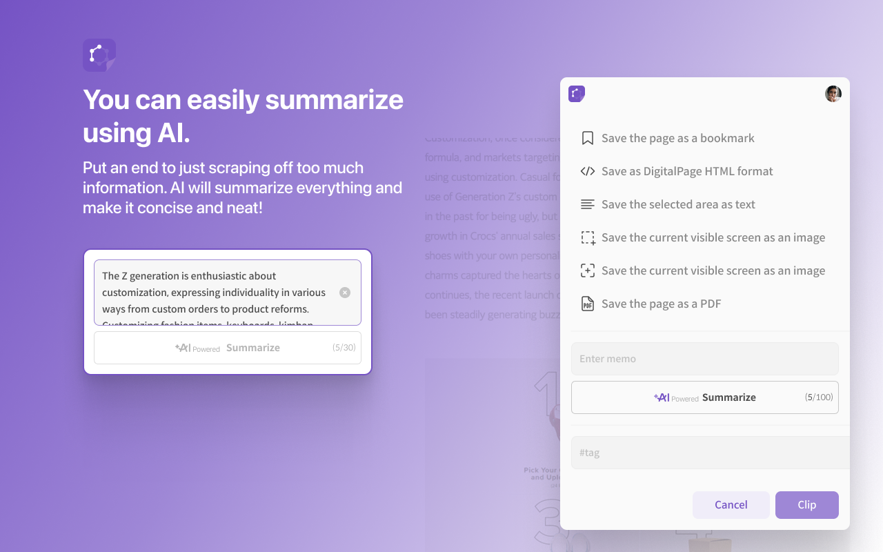 DigitalPage Web Clipper chrome谷歌浏览器插件_扩展第4张截图