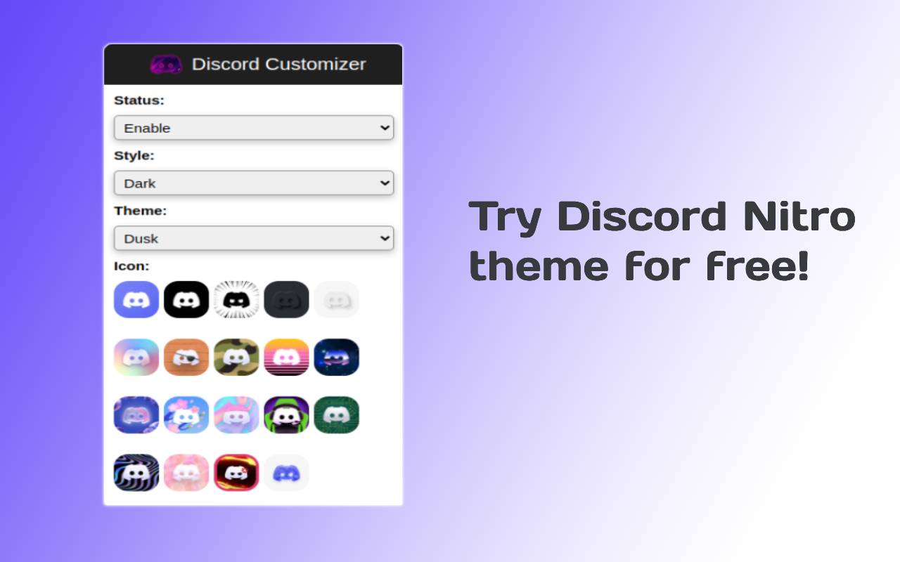 Discord Theme Customizer chrome谷歌浏览器插件_扩展第1张截图