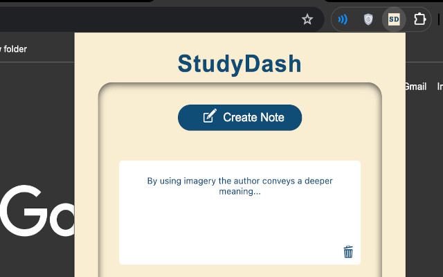 StudyDash chrome谷歌浏览器插件_扩展第2张截图