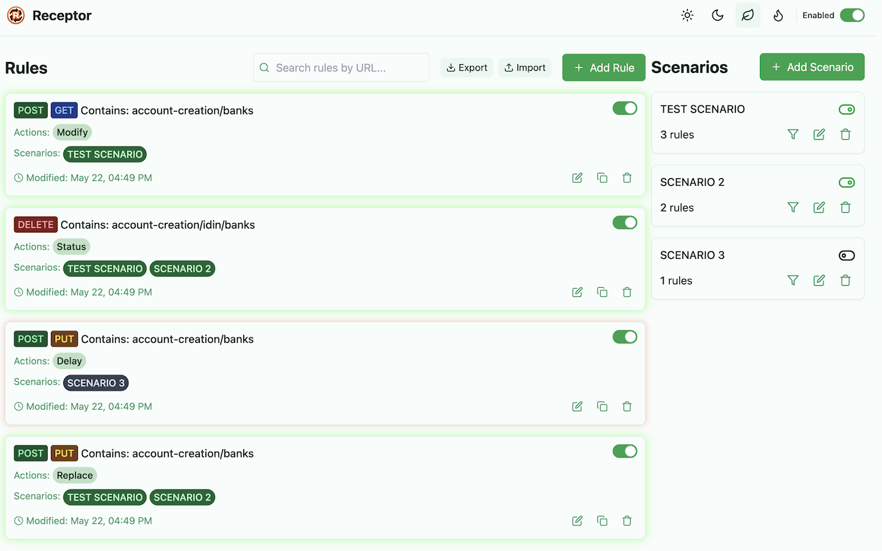 Receptor chrome谷歌浏览器插件_扩展第1张截图