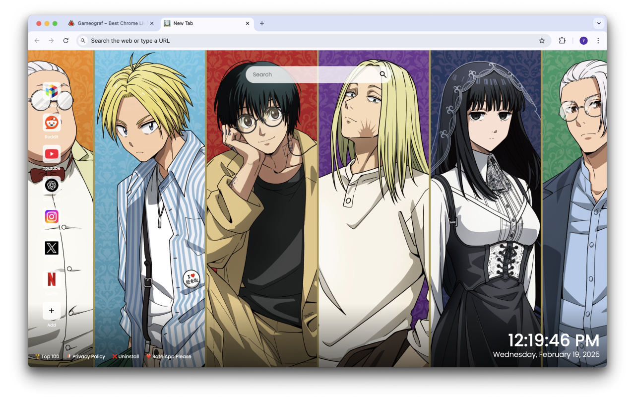 Sakamoto Days Wallpapers New Tab chrome谷歌浏览器插件_扩展第2张截图