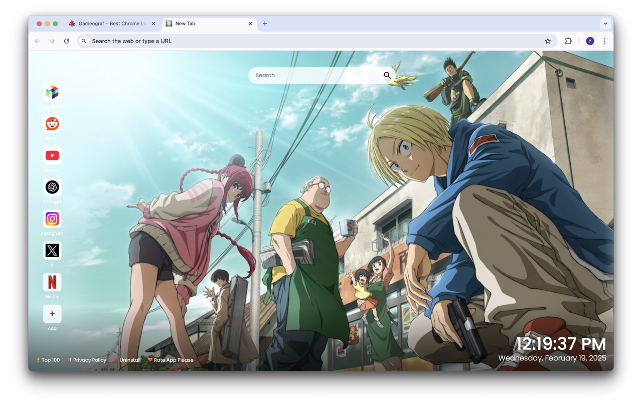 Sakamoto Days Wallpapers New Tab chrome谷歌浏览器插件_扩展第4张截图