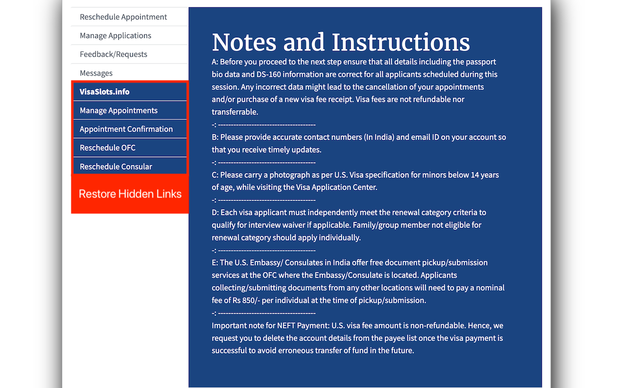 VisaSlots.info chrome谷歌浏览器插件_扩展第1张截图