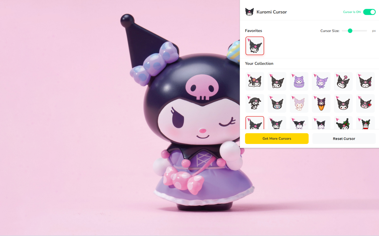 Kuromi Cursor ★ Custom Cursor for Chrome™ chrome谷歌浏览器插件_扩展第1张截图