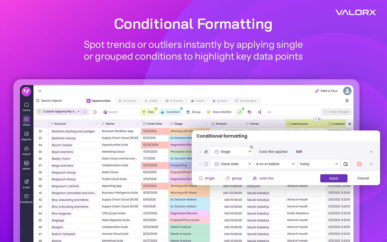Valorx Wave for Salesforce chrome谷歌浏览器插件_扩展第1张截图