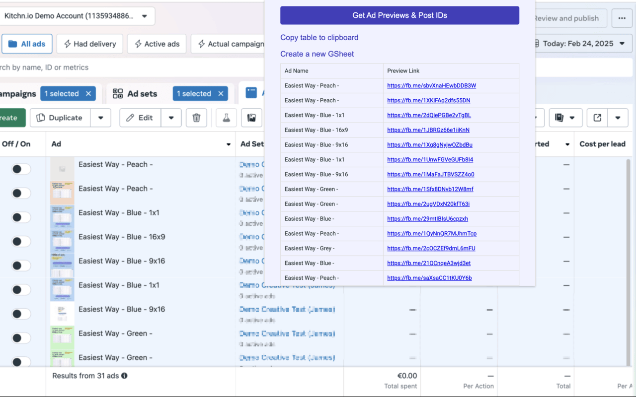 Meta Ads Manager Helper by Kitchn.io chrome谷歌浏览器插件_扩展第3张截图