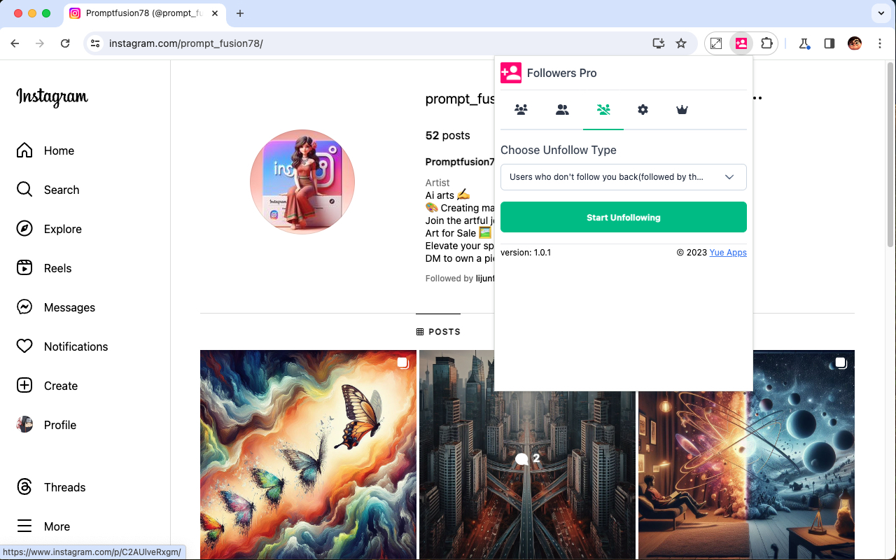 IG Auto Follow chrome谷歌浏览器插件_扩展第5张截图