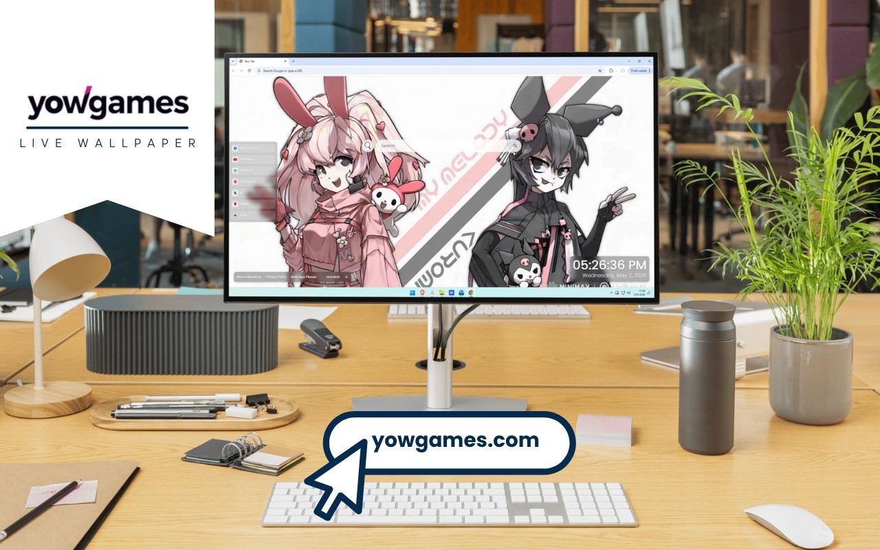 My Melody Anime Live Wallpaper chrome谷歌浏览器插件_扩展第2张截图