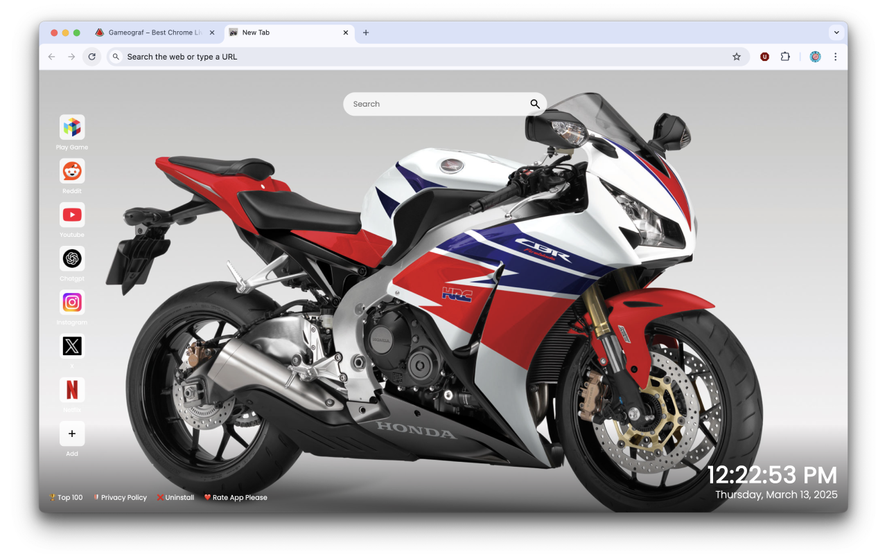 Honda CBR1000RR Wallpapers chrome谷歌浏览器插件_扩展第1张截图