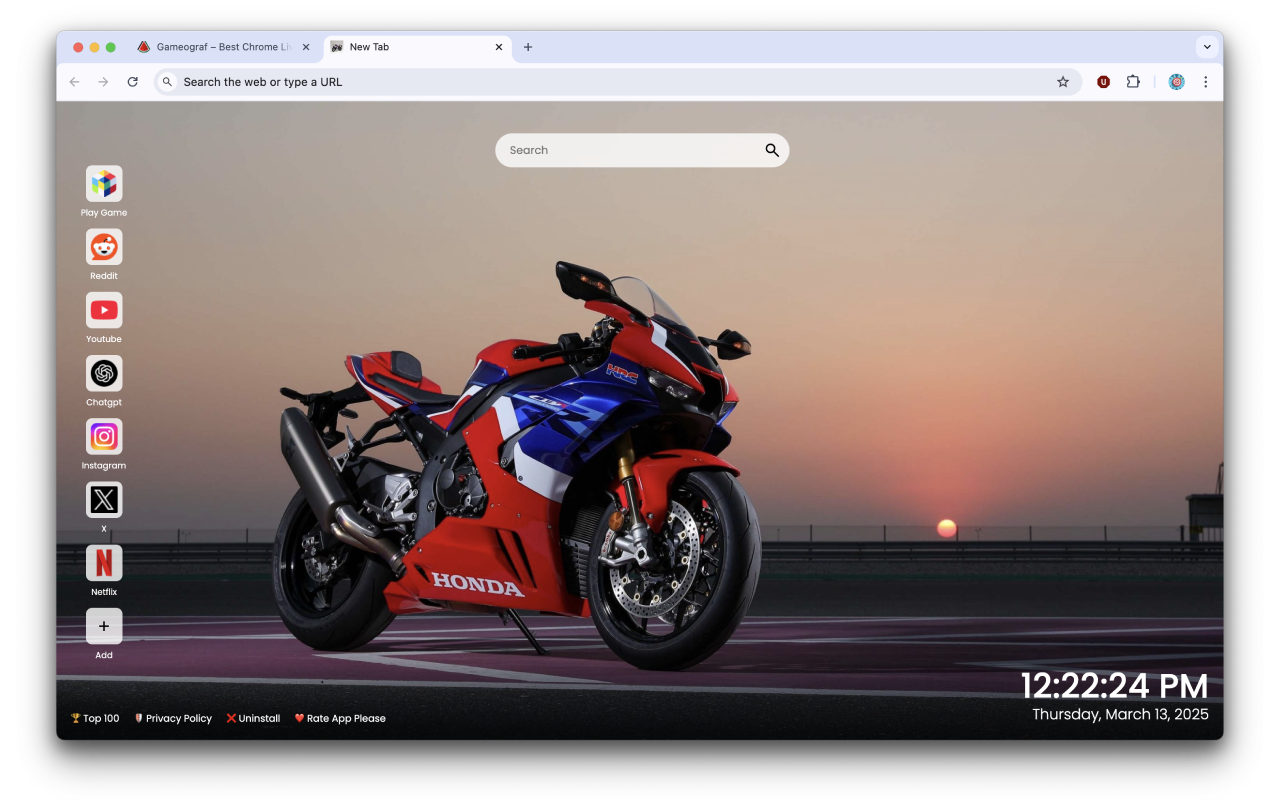 Honda CBR1000RR Wallpapers chrome谷歌浏览器插件_扩展第2张截图