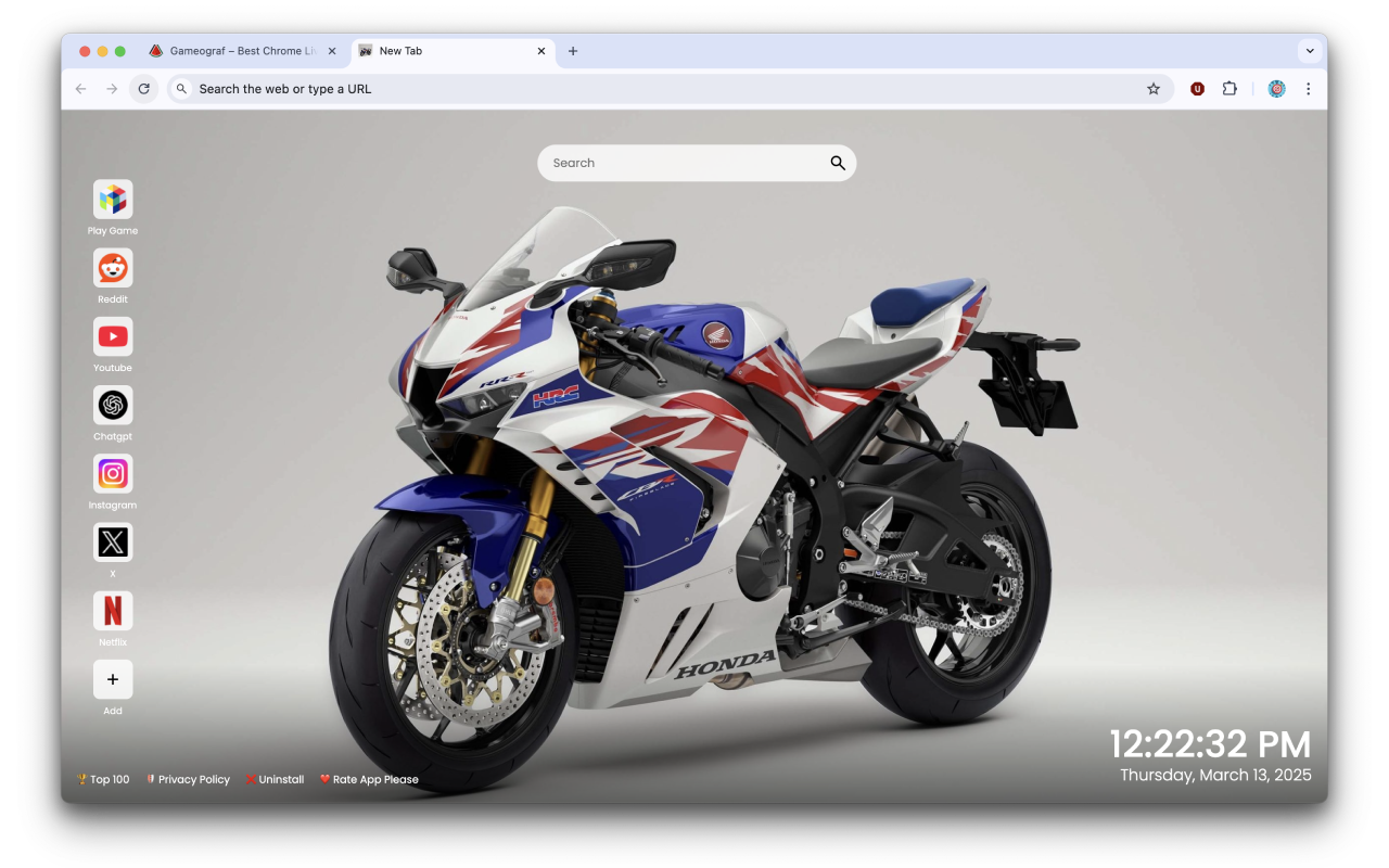 Honda CBR1000RR Wallpapers chrome谷歌浏览器插件_扩展第3张截图