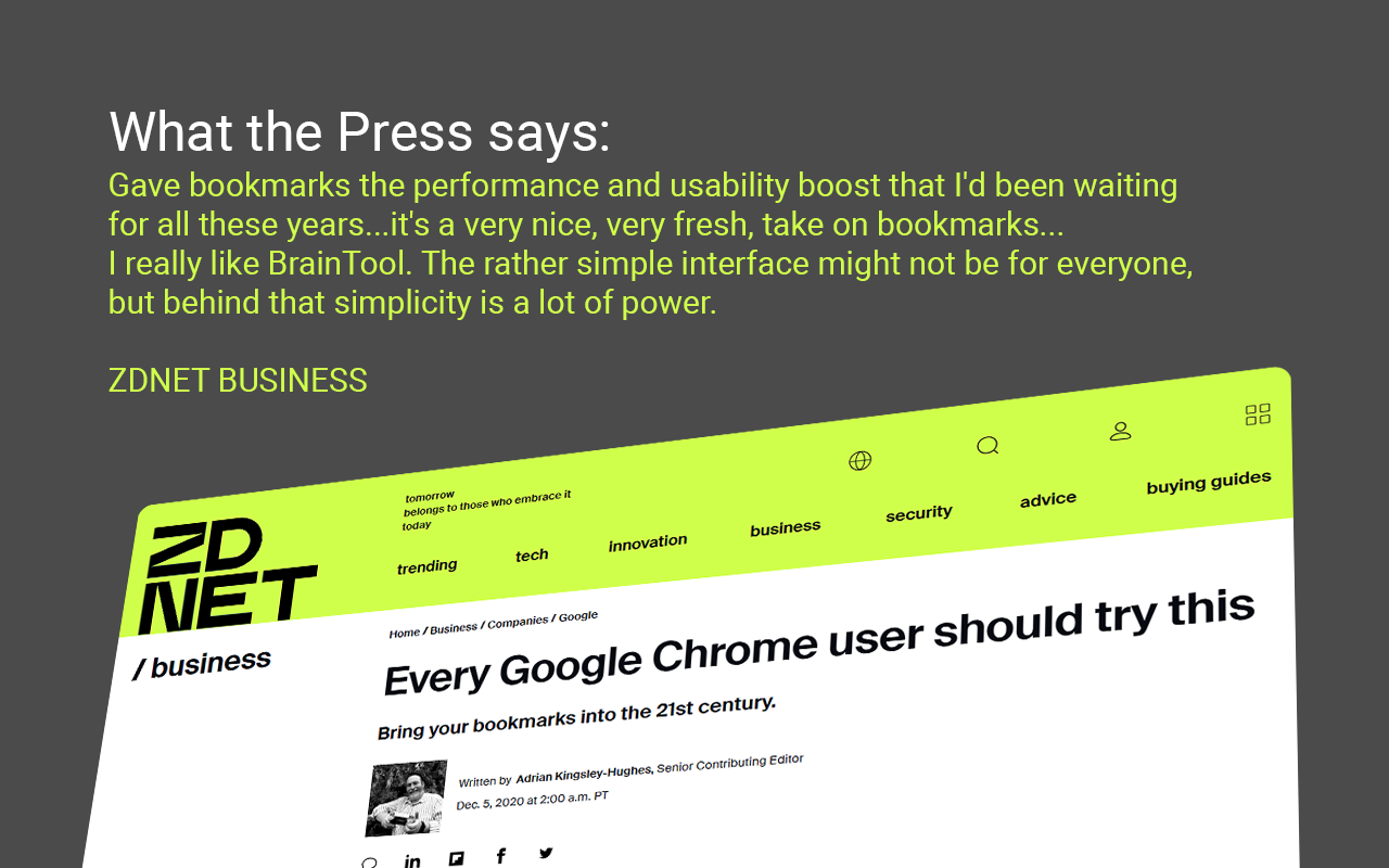BrainTool - Go Beyond Bookmarks chrome谷歌浏览器插件_扩展第4张截图