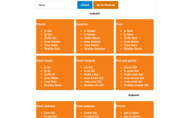 conjugaison chrome谷歌浏览器插件_扩展第2张截图