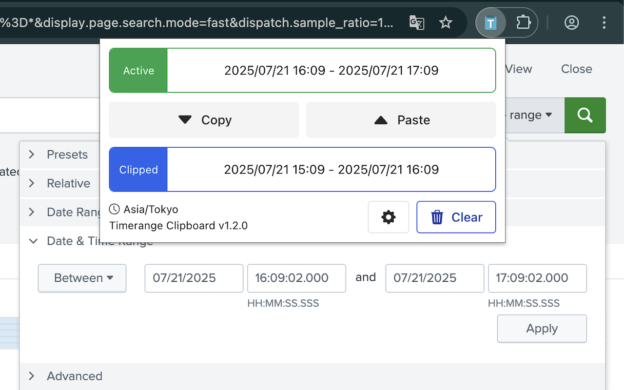 Timerange Clipboard chrome谷歌浏览器插件_扩展第2张截图