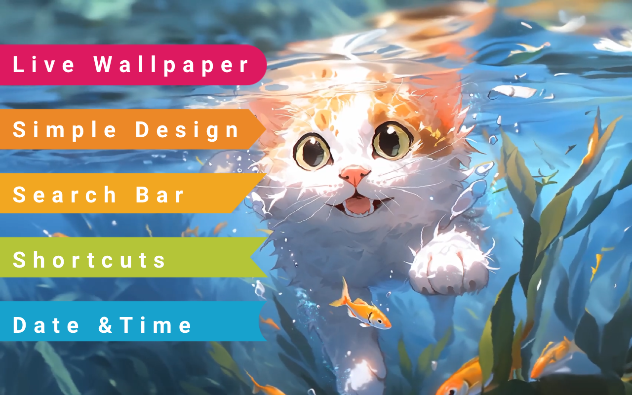 Underwater Cat Video Wallpaper chrome谷歌浏览器插件_扩展第1张截图