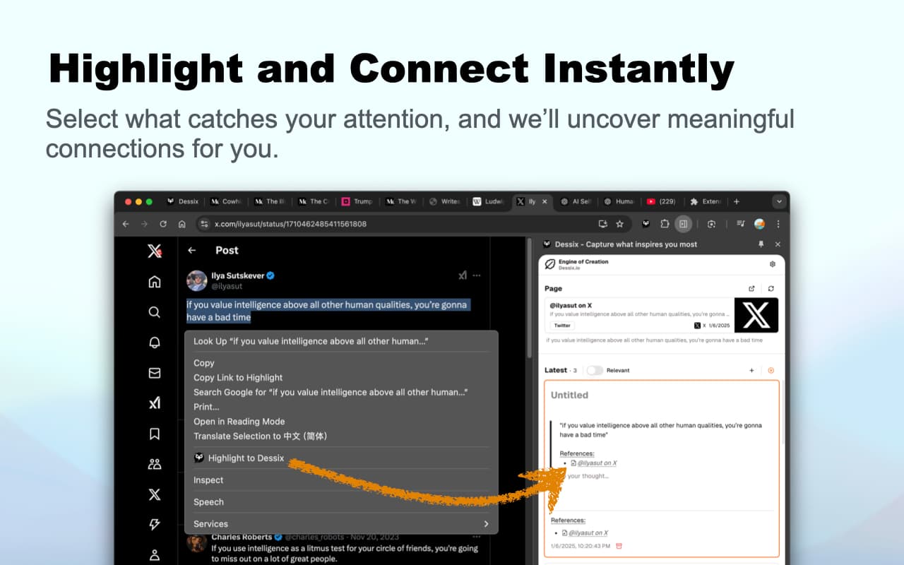 Dessix.io - Capture what inspires you most chrome谷歌浏览器插件_扩展第1张截图