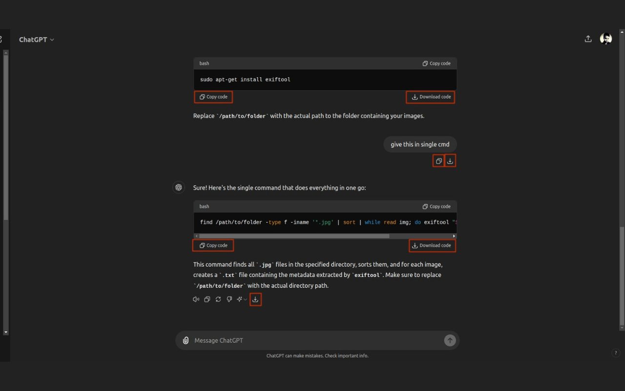 ChatGPT Plugin - Download Prompts, Codes & Responses chrome谷歌浏览器插件_扩展第1张截图