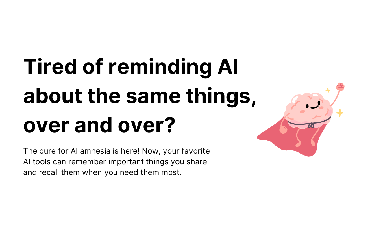 MemoryPlugin - Long-Term Memory for AI Chats chrome谷歌浏览器插件_扩展第3张截图