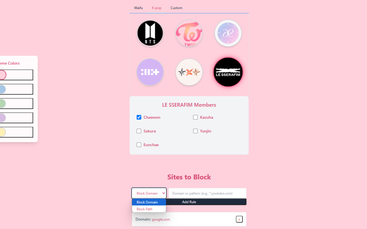 Waifu Focus chrome谷歌浏览器插件_扩展第2张截图