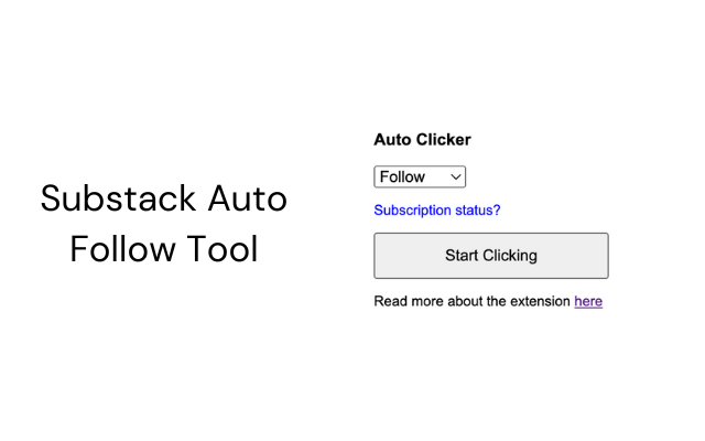 Auto Clicker for Follow Buttons chrome谷歌浏览器插件_扩展第1张截图