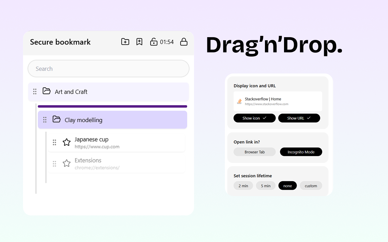 Zelix - Secure Bookmarks chrome谷歌浏览器插件_扩展第1张截图