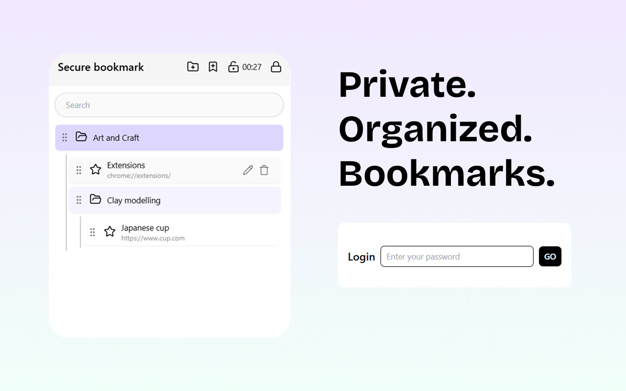 Zelix - Secure Bookmarks chrome谷歌浏览器插件_扩展第2张截图