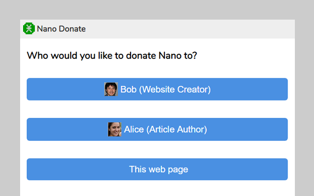 Nano Donate chrome谷歌浏览器插件_扩展第2张截图
