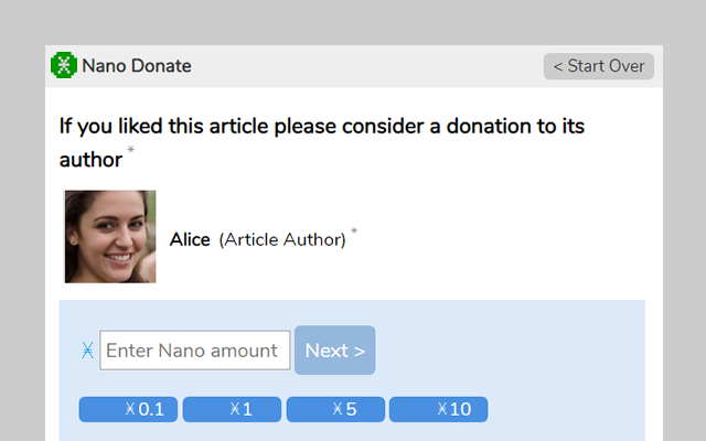 Nano Donate chrome谷歌浏览器插件_扩展第3张截图