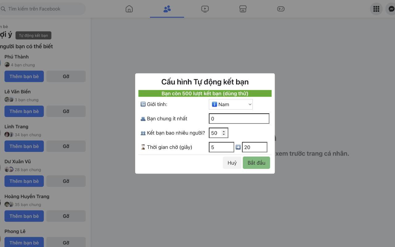 TOPID - AUTO KẾT BẠN BẰNG AI chrome谷歌浏览器插件_扩展第1张截图