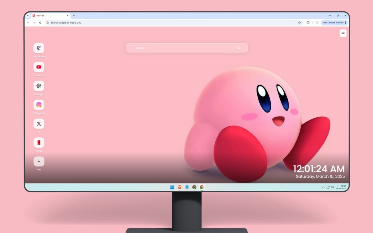Kirby Wallpaper chrome谷歌浏览器插件_扩展第2张截图