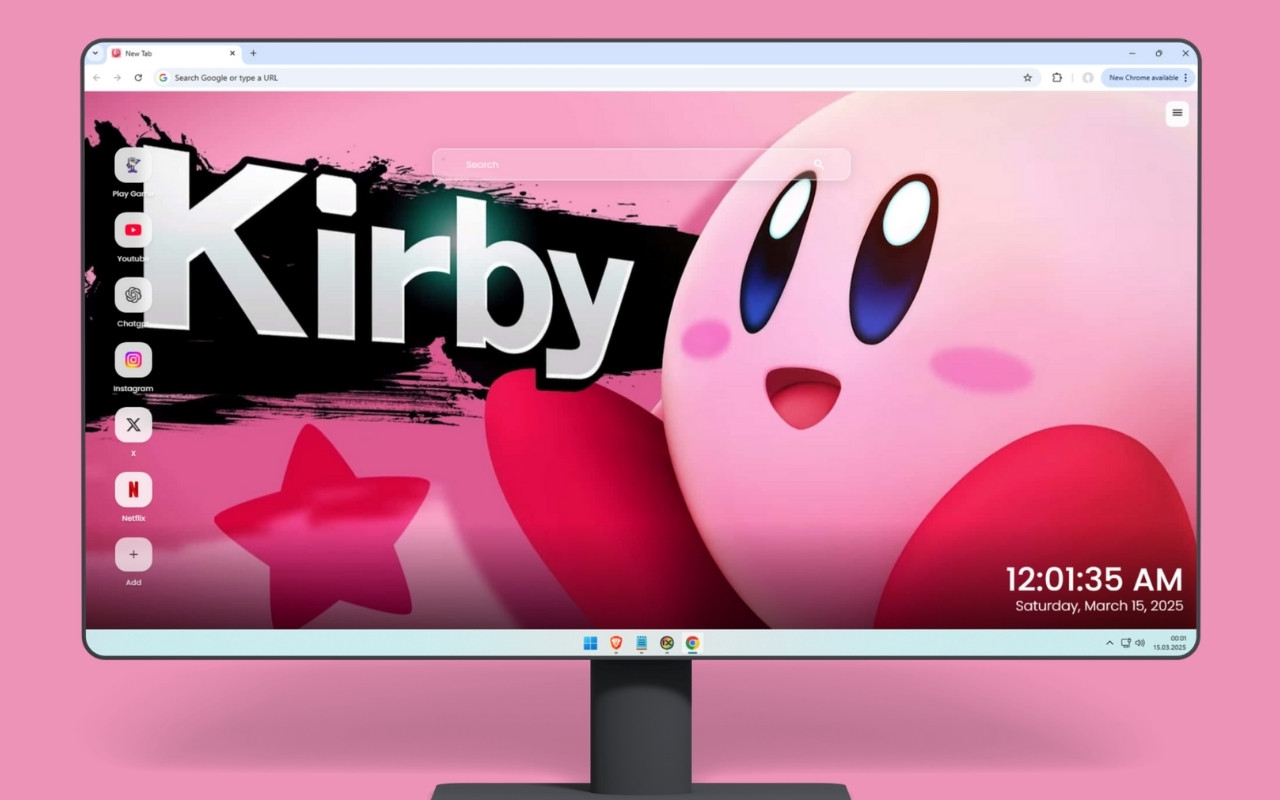 Kirby Wallpaper chrome谷歌浏览器插件_扩展第3张截图