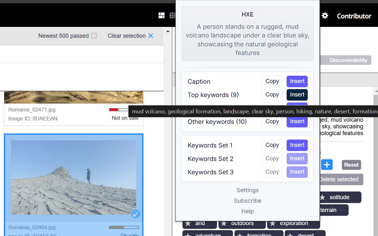 jKeywording | Stock photo keyword generator chrome谷歌浏览器插件_扩展第3张截图