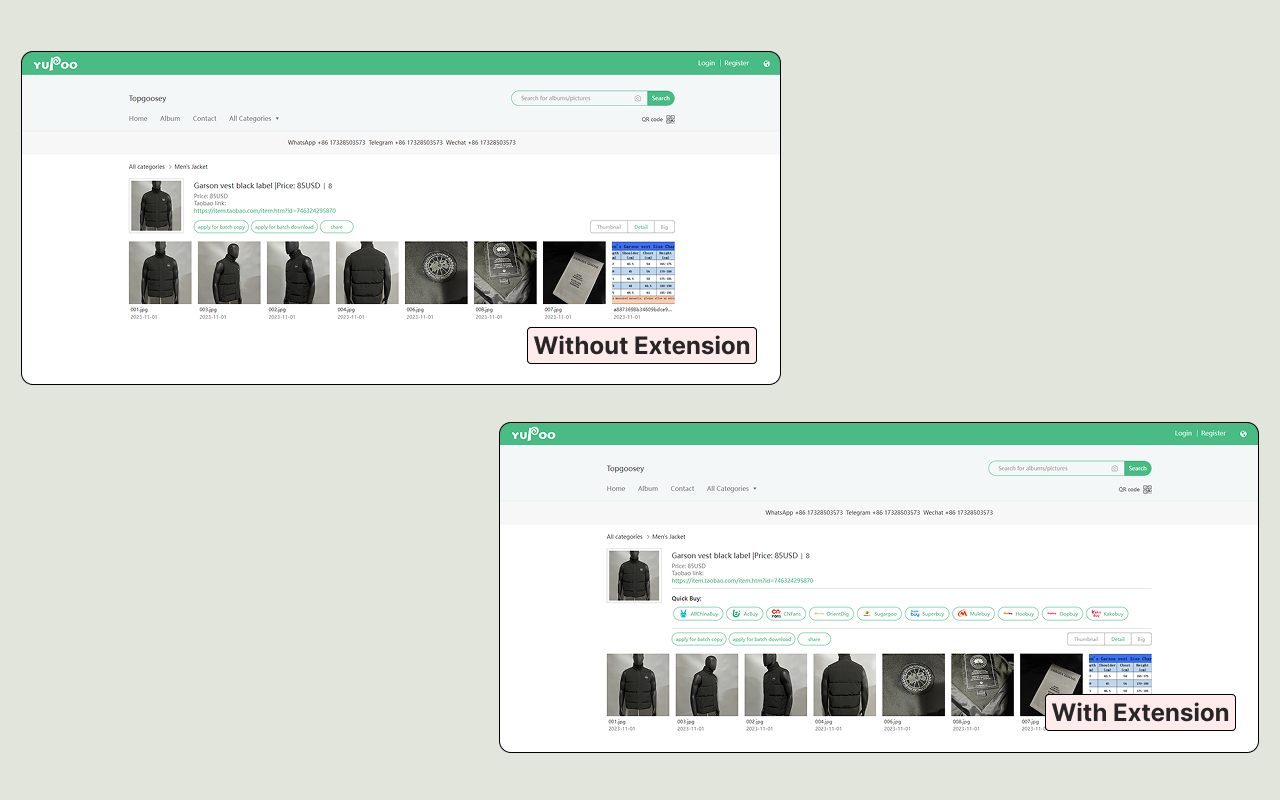 Agent Warning Remover & Yupoo Quick Buy chrome谷歌浏览器插件_扩展第1张截图