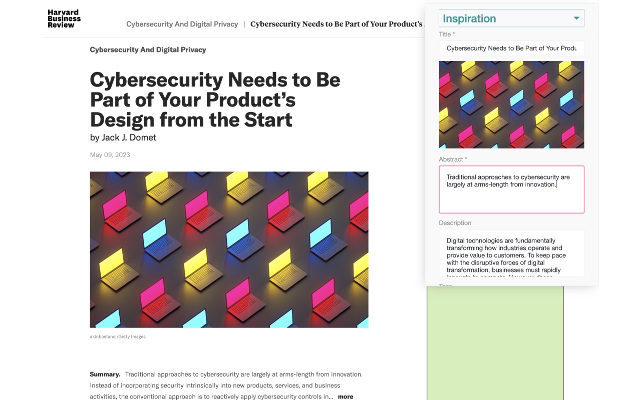 ITONICS Web Clipper Enterprise chrome谷歌浏览器插件_扩展第1张截图