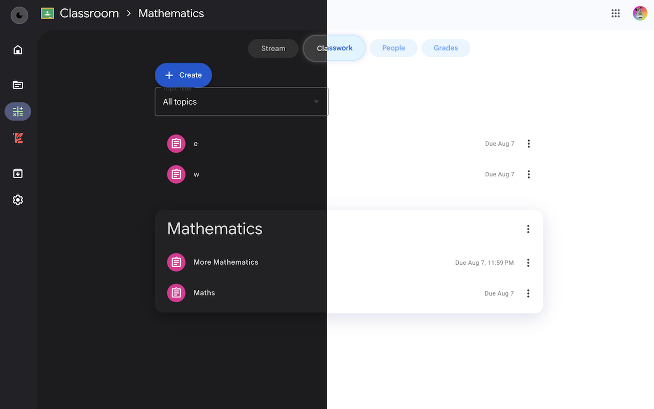 Modern Google Classroom™ chrome谷歌浏览器插件_扩展第2张截图