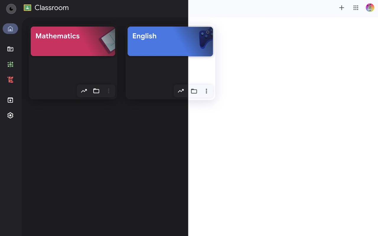 Modern Google Classroom™ chrome谷歌浏览器插件_扩展第3张截图