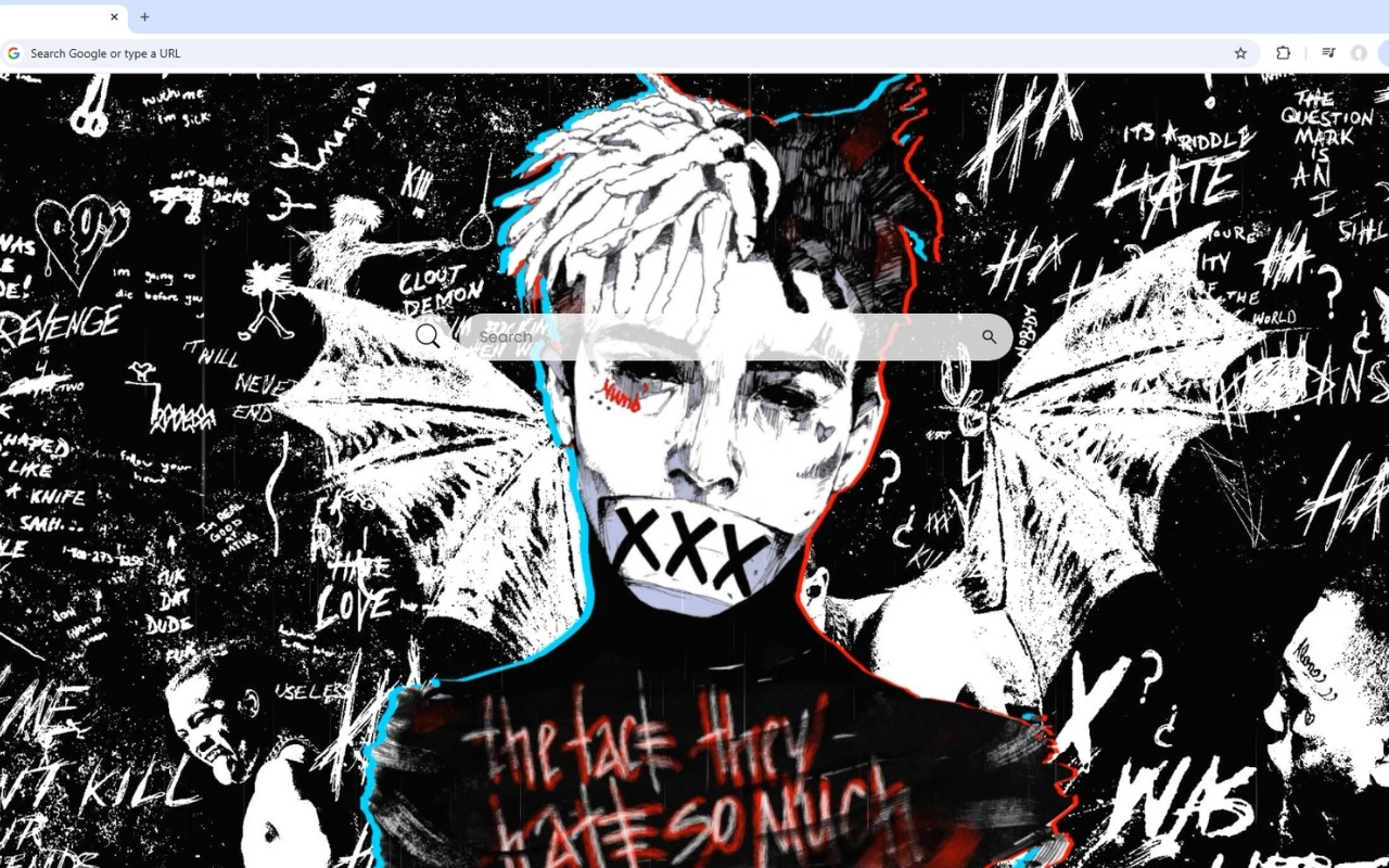 XXXTentacion Live Wallpaper chrome谷歌浏览器插件_扩展第4张截图