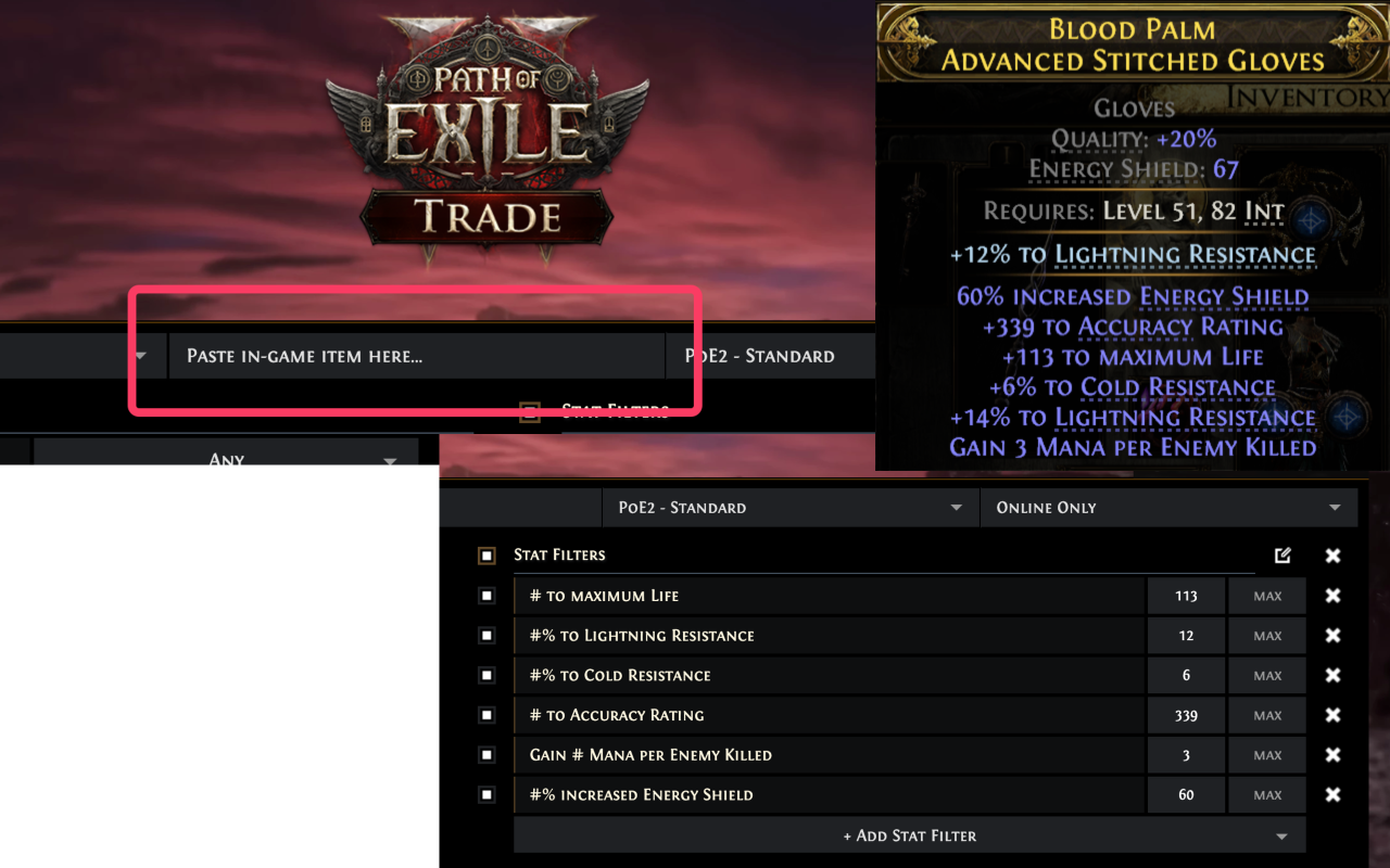 PoE Item Search chrome谷歌浏览器插件_扩展第1张截图